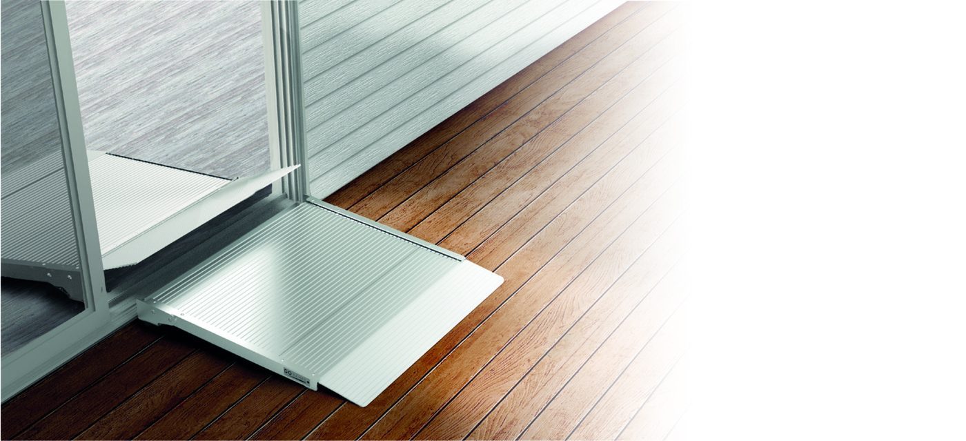 Passe-seuil patio porte coulissante