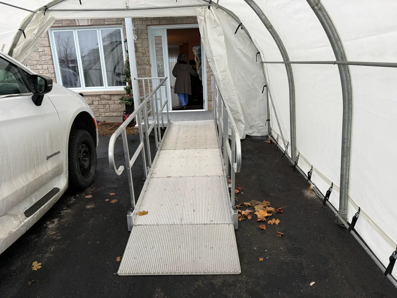 Rampe droite standard — installation terrain