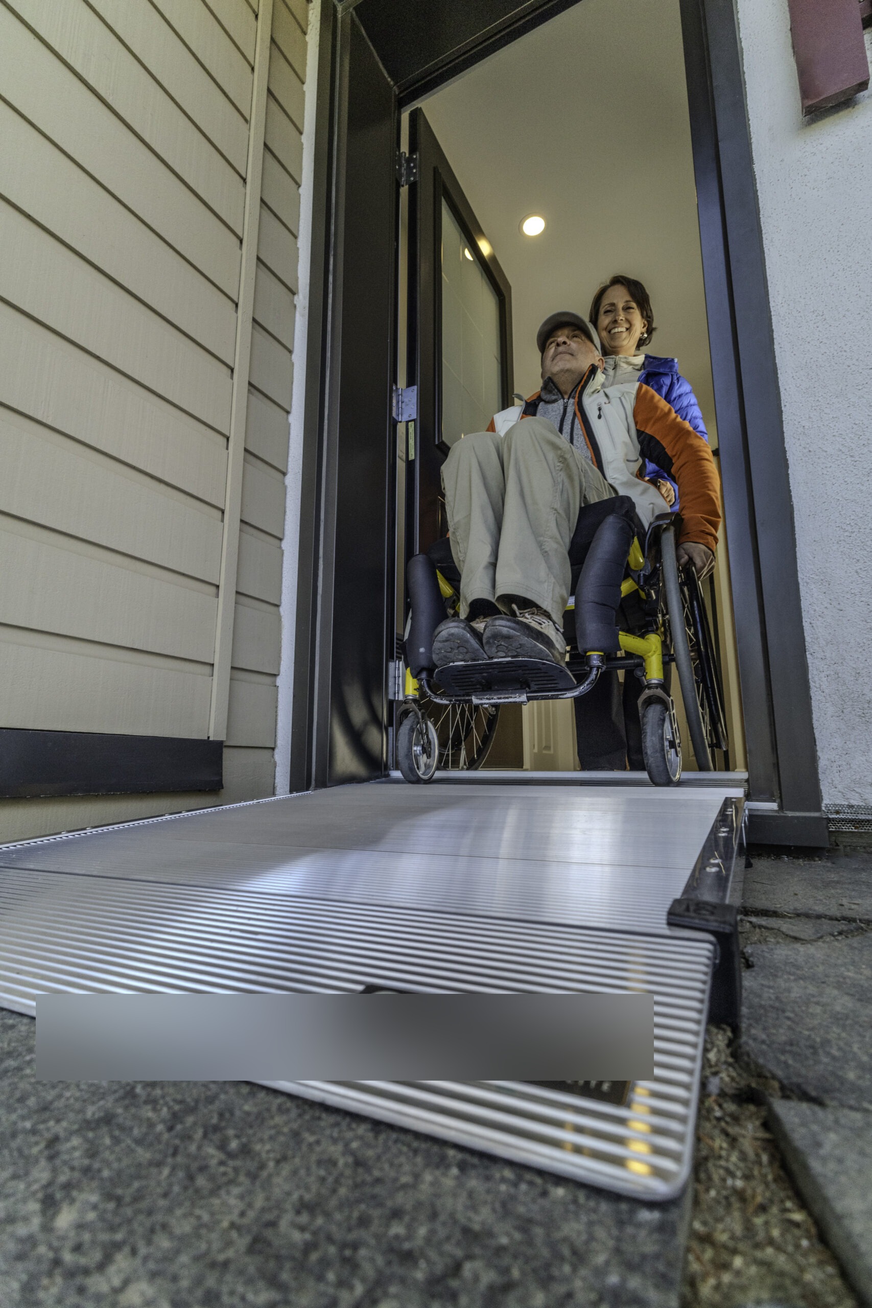 Passe-seuil installé