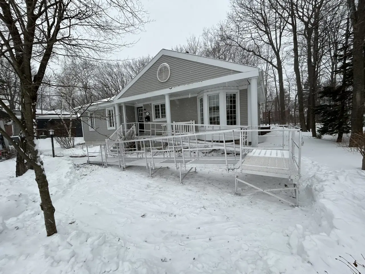 Rampe aluminium usage 4 saisons en hiver